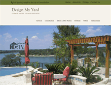 Tablet Screenshot of designmyyard.com